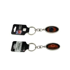 Chicago Bears C Helmet Keychain