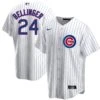 Cody Bellinger Chicago Cubs Home Pinstripe Men's Replica Jersey -Hockey Store BELLINGER 24 Nike FRONT BACK CUBS HOME PINSTRIPE REPLICA 1