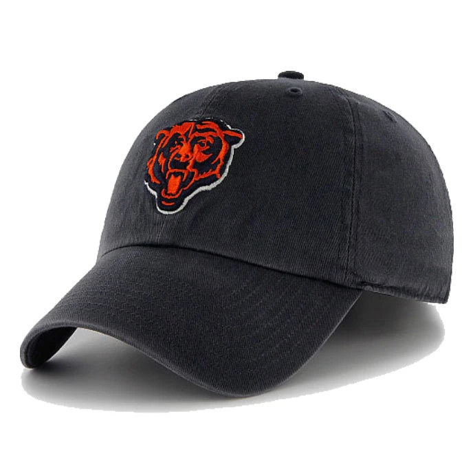 Chicago Bears Washed Navy Bear Face Fitted Franchise Hat 3 Chicago Bears Washed Navy Bear Face Fitted Franchise Hat