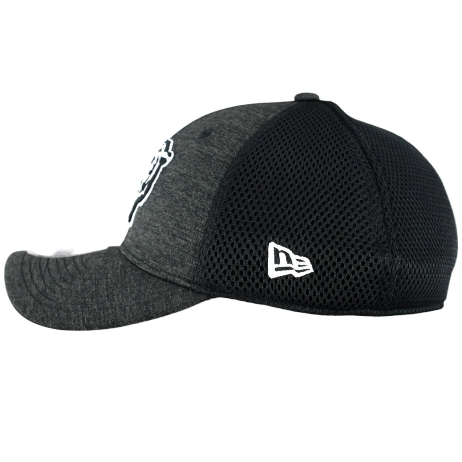 Chicago Bears New Era Marled Black Neo Angry Bear Face Flex Fit Hat 6 Chicago Bears New Era Marled Black Neo Angry Bear Face Flex Fit Hat - Image 4