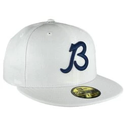 Chicago Bears B Logo Ultra White New Era 59FIFTY Fitted Hat -Hockey Store BEMHF202 3