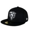 Chicago Bears Black New Era 59FIFTY Fitted Hat -Hockey Store BEMHF203 7