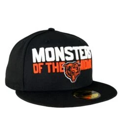 Chicago Bears Monsters Of The Midway Black New Era 59FIFTY Fitted Hat -Hockey Store BEMHF207 4