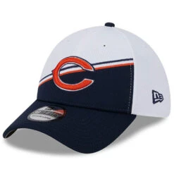 Chicago Bears 2023 Sideline B New Era 39THIRTY Flex Fit Hat -Hockey Store BEMHF221 3