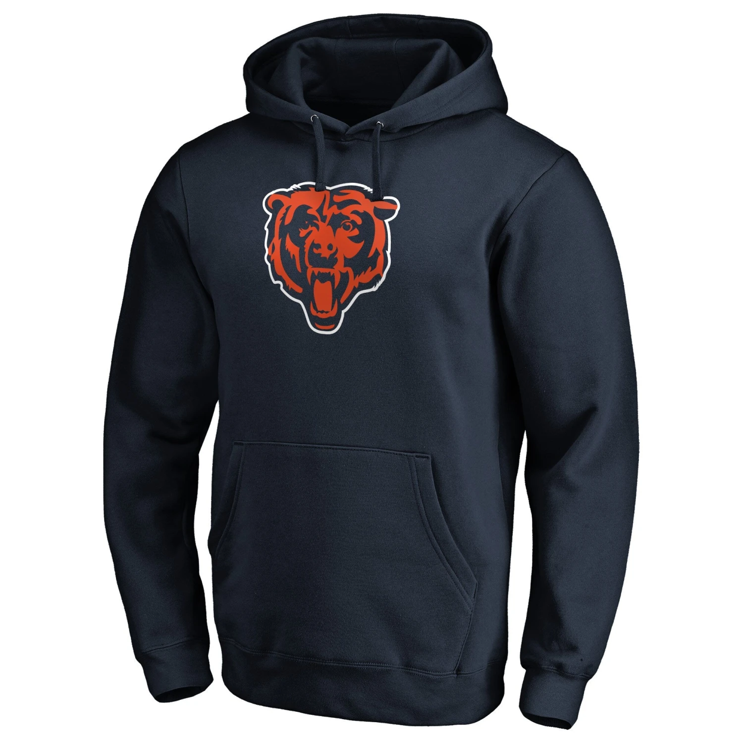 Fanatics Chicago Bears Logo Pullover Hoodie - Navy 4 Fanatics Chicago Bears Logo Pullover Hoodie - Navy - Image 2