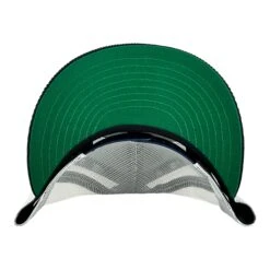 Chicago Bears Navy/White Mesh Back New Era Low Profile 9FIFTY Snapback Hat -Hockey Store BEMSH067 1