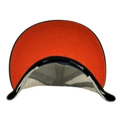 Chicago Bears Stone/Navy Mesh Back B Script New Era Low Profile 9FIFTY Snapback Hat -Hockey Store BEMSH071 1