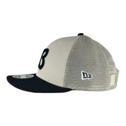 Chicago Bears Stone/Navy Mesh Back B Script New Era Low Profile 9FIFTY Snapback Hat -Hockey Store BEMSH071 4