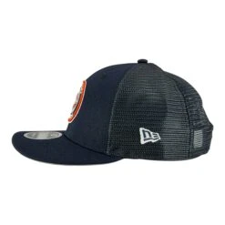 Chicago Bears Navy Bears Circle New Era Low Profile 9FIFTY Snapback Hat -Hockey Store BEMSH072 7