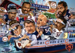 Chicago Bears All-Time Greats 500 Piece Puzzle -Hockey Store BETG027 3