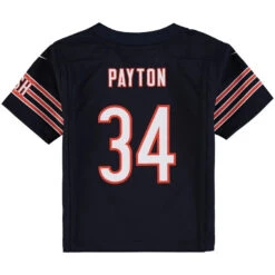 Walter Payton Chicago Bears Nike Navy Toddler Game Jersey -Hockey Store BETRJ007 1