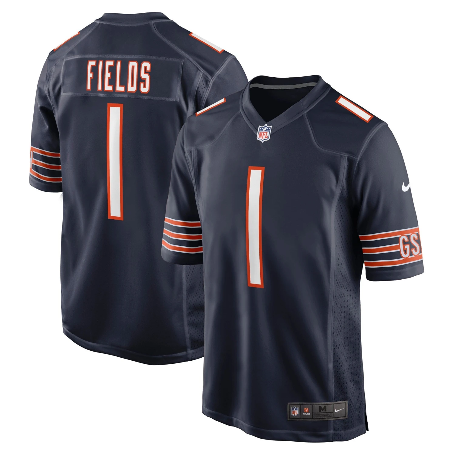 Justin Fields Chicago Bears Nike Youth Navy Replica Jersey 3 Justin Fields Chicago Bears Nike Youth Navy Replica Jersey