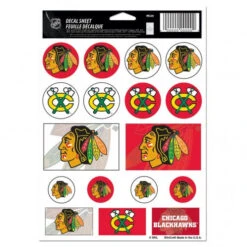 WinCraft Chicago Blackhawks 5"x7" Vinyl Sticker Sheet