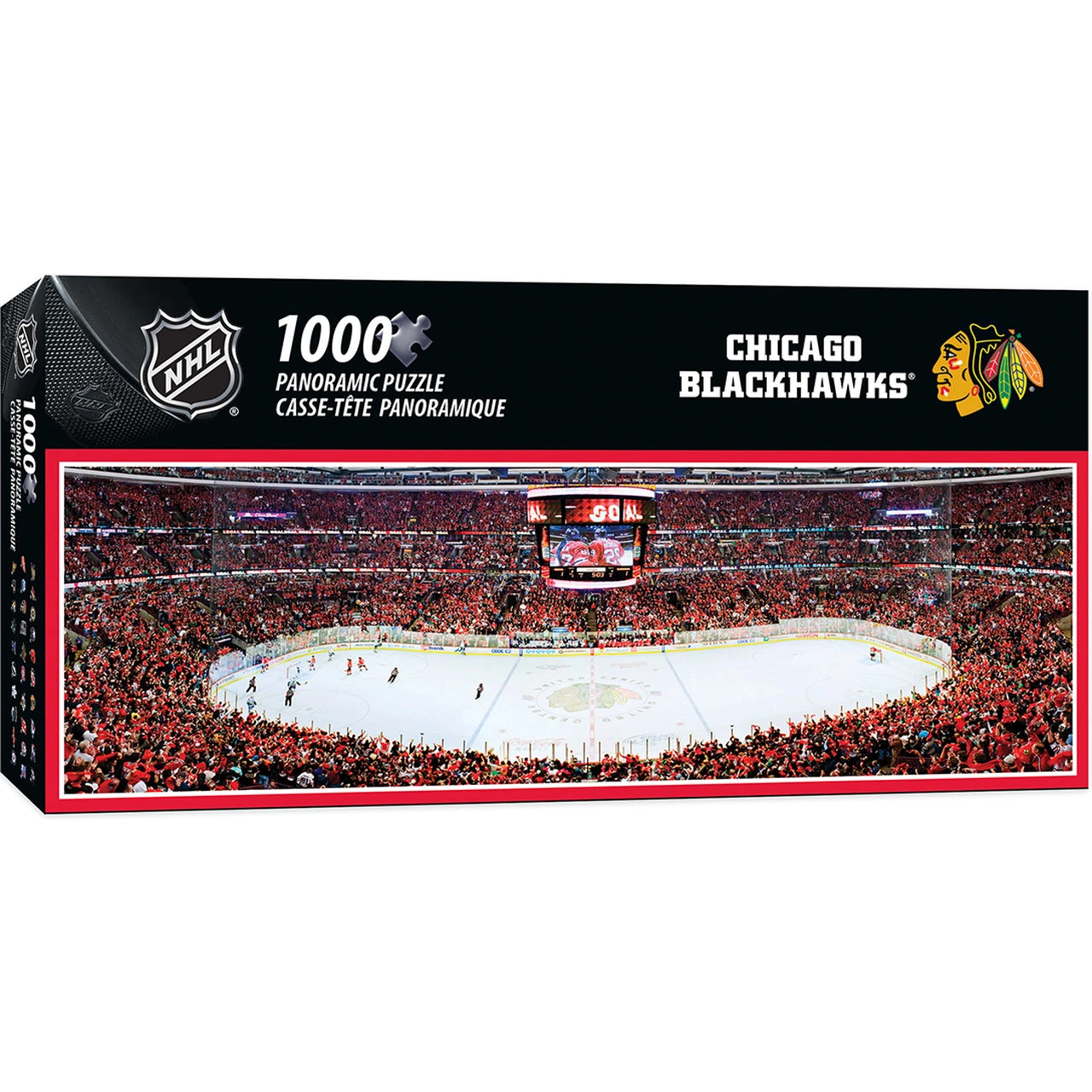 Chicago Blackhawks 1000 Piece Stadium Panoramic Puzzle 3 Chicago Blackhawks 1000 Piece Stadium Panoramic Puzzle