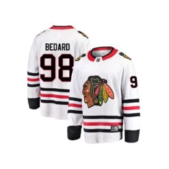 Fanatics Connor Bedard Chicago Blackhawks White Away Premier Youth Jersey