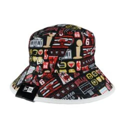 Chicago Bulls Black All Logos Bucket Hat -Hockey Store BUBH008 1
