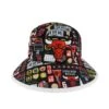 Chicago Bulls Black All Logos Bucket Hat 1 Chicago Bulls Black All Logos Bucket Hat -Hockey Store BUBH008 6