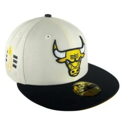 Chicago Bulls Chrome/Black/Gold UV New Era 59FIFTY Fitted Hat