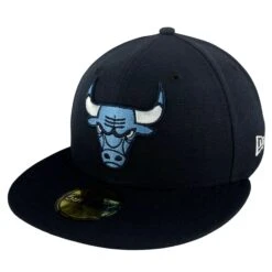 Chicago Bulls Navy Sky New Era 59FIFTY Fitted Hat -Hockey Store BUMHF094 7