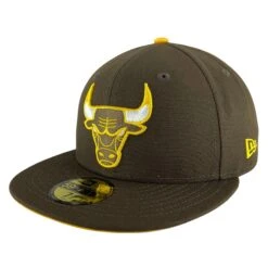 Chicago Bulls Dia De Los Padres Brown/Gold New Era 59FIFTY Fitted Hat -Hockey Store BUMHF095 6