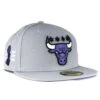 Chicago Bulls New Era 59FIFTY Grey Stars Fitted Hat -Hockey Store BUMHF104 2