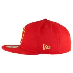 Chicago Bulls New Era 59FIFTY Red/Gold Fitted Hat -Hockey Store BUMHF112 4