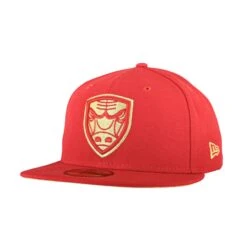 Chicago Bulls New Era 59FIFTY Red/Gold Fitted Hat -Hockey Store BUMHF112 5