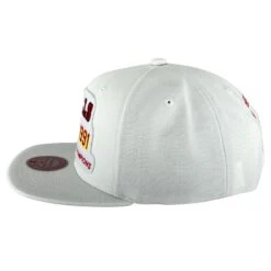 Mitchell & Ness Chicago Bulls 1991 NBA Champions All White Snapback Hat -Hockey Store BUMSH125 1