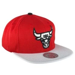 Chicago Bulls Red/White Snapback Hat -Hockey Store BUMSH181 4
