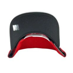 Chicago Bulls Red/White Snapback Hat -Hockey Store BUMSH181 6