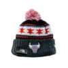 NEW ERA Chicago Bulls Black Dart Cuff Knit Beanie