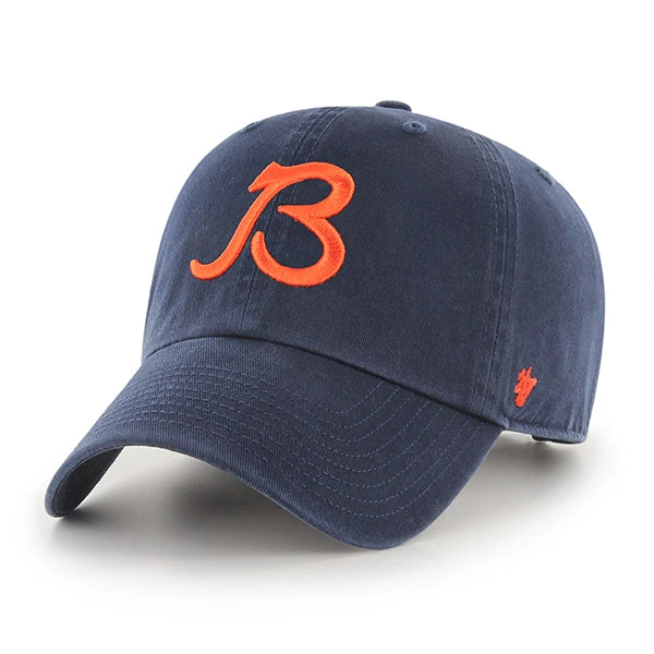 47 Chicago Bears Navy Script B Logo Adjustable Hat 3 47 Chicago Bears Navy Script B Logo Adjustable Hat