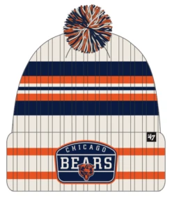 Chicago Bears Hone With Patch 47' Cuffed Knit Hat