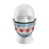 Chicago Flag Face Cover -Hockey Store CS face mask mockup 201