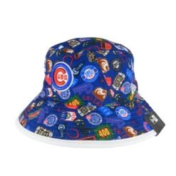 NEW ERA Chicago Cubs Royal All Logos Bucket Hat -Hockey Store CUBH062 1