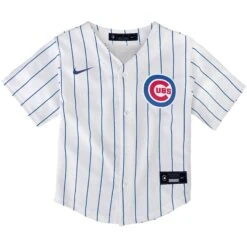 Chicago Cubs Nike Boys/Girls Pinstripe Home Replica Jersey 7 Chicago Cubs Nike Boys/Girls Pinstripe Home Replica Jersey -Hockey Store CUBRJ013 1