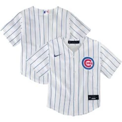 Chicago Cubs Nike Boys/Girls Pinstripe Home Replica Jersey