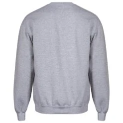 Chicago Cubs Men's Heather Grey Bullseye Logo Crew Neck Sweatshirt -Hockey Store CUMCS00003 2