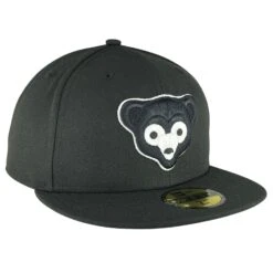 Chicago Cubs 1962 - 1971 Logo Black New Era 59FIFTY Fitted Hat -Hockey Store CUMHF00117 5