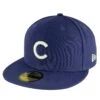 Chicago Cubs Navy/White Logo New Era 59FIFTY Fitted Hat 1 Chicago Cubs Navy/White Logo New Era 59FIFTY Fitted Hat -Hockey Store CUMHF343