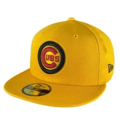 Chicago Cubs Gold/Burgundy UV 1990 ASG New Era 59FIFTY Fitted Hat -Hockey Store CUMHF346 2