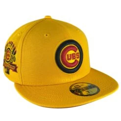 Chicago Cubs Gold/Burgundy UV 1990 ASG New Era 59FIFTY Fitted Hat