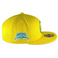 Chicago Cubs 1994 -1996 Logo Yellow New Era 59FIFTY Fitted Hat -Hockey Store CUMHF347 3