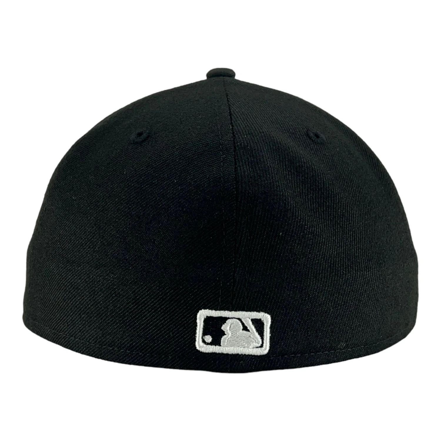 Chicago Cubs Black/White C New Era 59FIFTY Fitted Hat 8 Chicago Cubs Black/White C New Era 59FIFTY Fitted Hat - Image 6