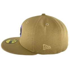 Chicago Cubs Khaki/Purple/Purple UV New Era 59FIFTY Fitted Hat -Hockey Store CUMHF390 2