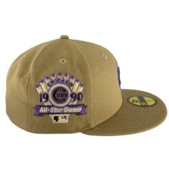 Chicago Cubs Khaki/Purple/Purple UV New Era 59FIFTY Fitted Hat -Hockey Store CUMHF390 3