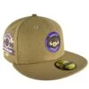 Chicago Cubs Khaki/Purple/Purple UV New Era 59FIFTY Fitted Hat 1 Chicago Cubs Khaki/Purple/Purple UV New Era 59FIFTY Fitted Hat -Hockey Store CUMHF390 5