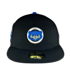 Chicago Cubs Black/Silver/Royal UV New Era 59FIFTY Fitted Hat 10 Chicago Cubs Black/Silver/Royal UV New Era 59FIFTY Fitted Hat -Hockey Store CUMHF391