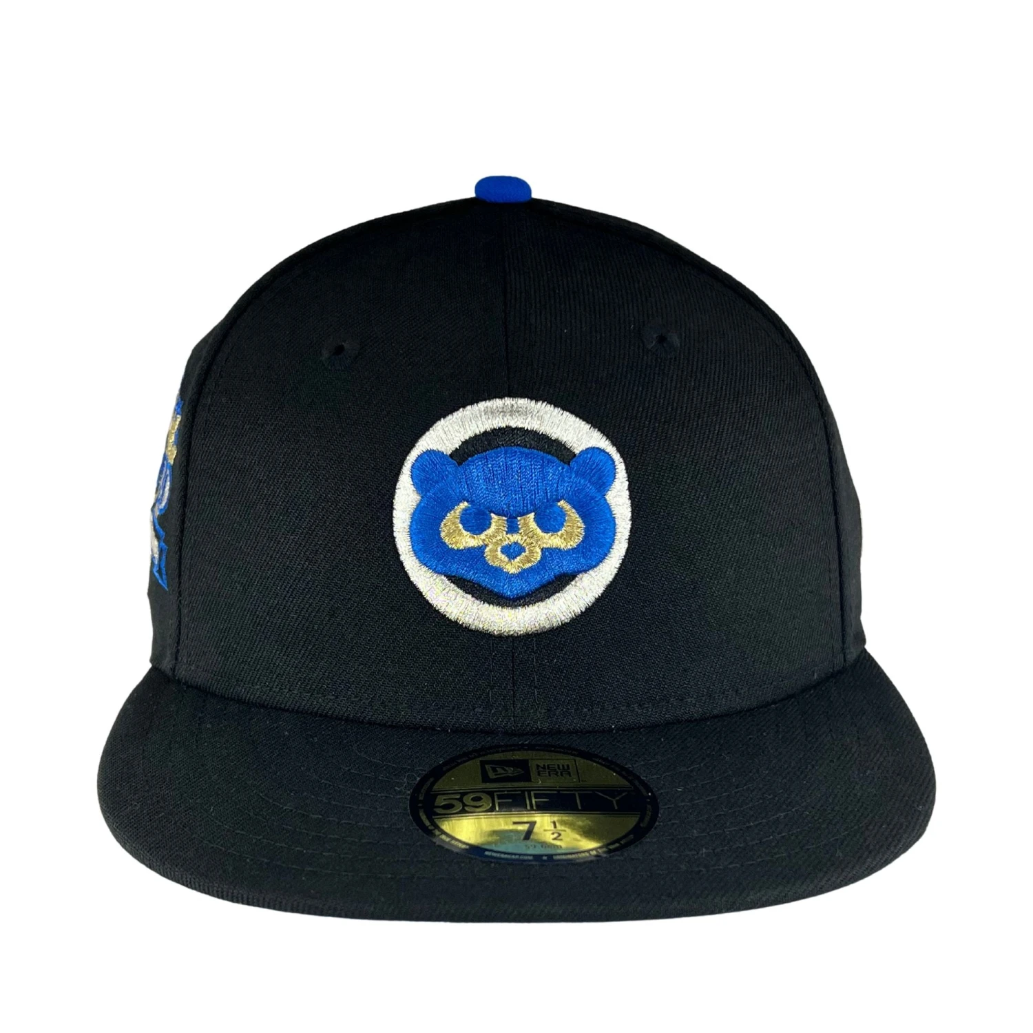 Chicago Cubs Black/Silver/Royal UV New Era 59FIFTY Fitted Hat 4 Chicago Cubs Black/Silver/Royal UV New Era 59FIFTY Fitted Hat - Image 2