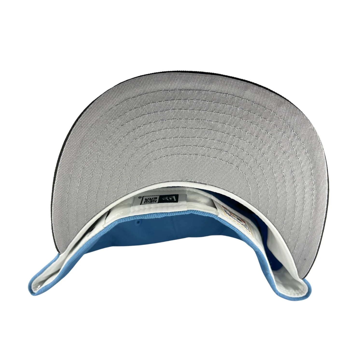 Chicago Cubs Sky/Black/Gray UV New Era 59FIFTY Fitted Hat 9 Chicago Cubs Sky/Black/Gray UV New Era 59FIFTY Fitted Hat - Image 7